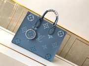 LV ONTHEGO Monogram Empreint MM TOTE M45718 35cm - 1