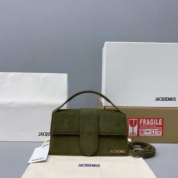 Jacquemus bambino Olive green large size