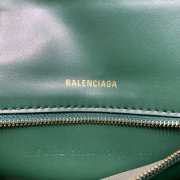 BALENCIAGA HOURGLASS SMALL TOP HANDLE BAG GREEN - 6