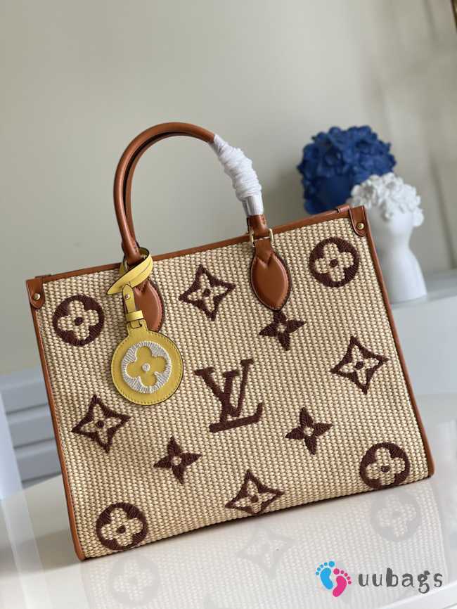 LV onthego Monogram Raffia New 35cm - 1