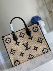 LV onthego Monogram Raffia New 35cm - 3