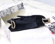 Dior Saddle Suede Black 19.5cm - 2