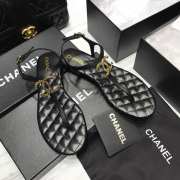 Chanel sandals Black  - 1