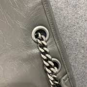 YSL NIKI Bag Dark Grey 28cm  - 2