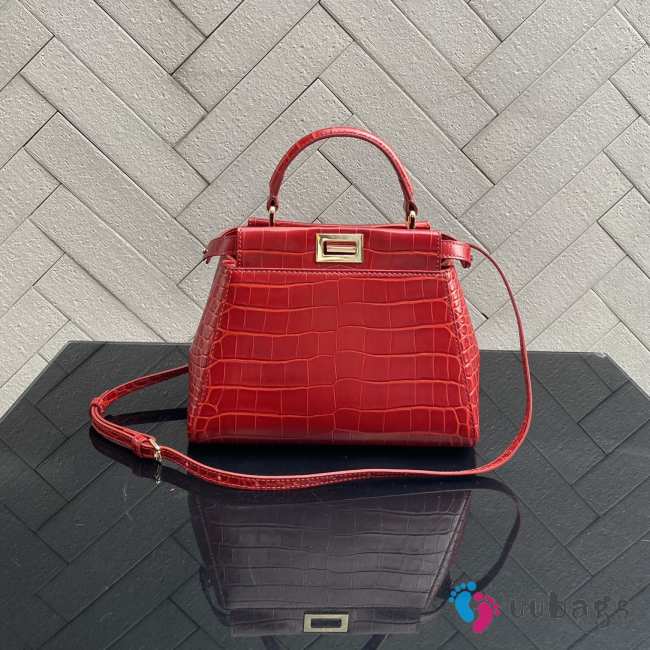 Fendi peekaboo mini red - 1