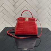 Fendi peekaboo mini red - 1