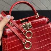 Fendi peekaboo mini red - 6