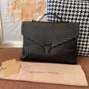 Bottega Veneta document case black handle bag - 1