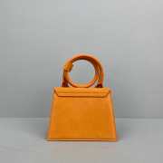 Jacquemus Le Chiquito Noeud Handbag orange 18cm - 4