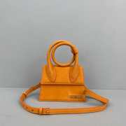 Jacquemus Le Chiquito Noeud Handbag orange 18cm - 6