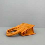 Jacquemus Le Chiquito Noeud Handbag orange 18cm - 5