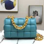 Bottega Veneta The Chain Cassette Blue Bag - 1