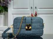 Louis Vuitton Troca PM H27 in Blue M59116  - 1