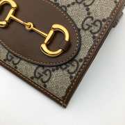 Gucci 1955 Horsebit GG Supreme Wallet With Chain - 6