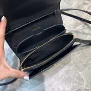 Balenciaga small black -golde hardware shoulder bag - 4