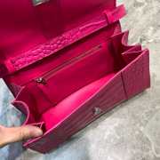 Balenciaga hourglass shoulder bag in pink - 2