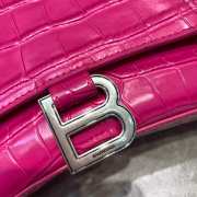 Balenciaga hourglass shoulder bag in pink - 4