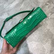 Balenciaga hourglass shoulder bag in green - 5