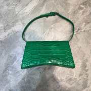 Balenciaga hourglass shoulder bag in green - 6