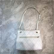 Balenciaga shoulder tote bag in white - golden hardware 25cm - 3