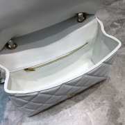 Balenciaga shoulder tote bag in white - golden hardware 25cm - 5