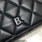 Balenciaga shoulder tote bag in black - black hardware 25cm - 5