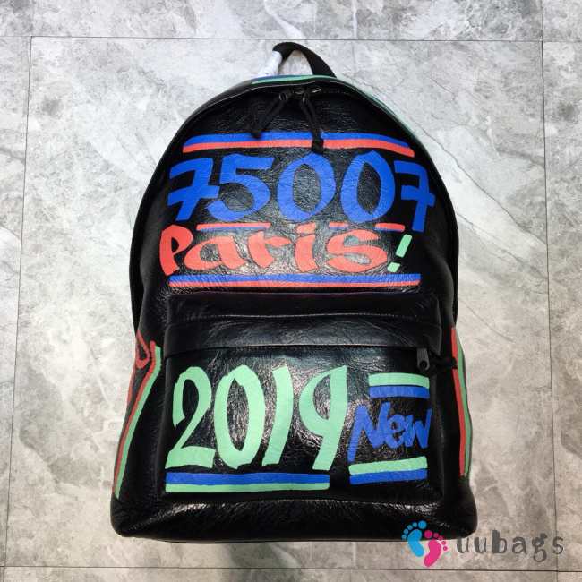 Balenciaga graffiti backpack 01 - 1