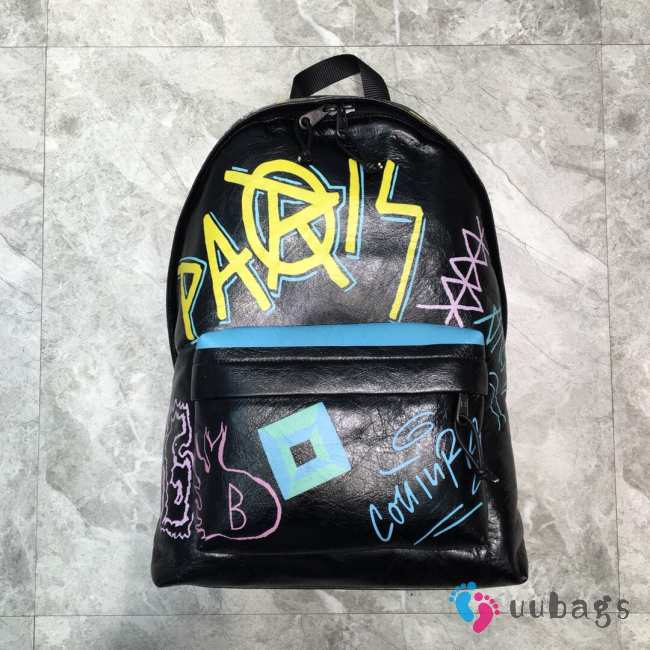 Balenciaga graffiti backpack 03 - 1