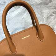 Balenciaga Ville Top Handle Bag Brown/White - 3