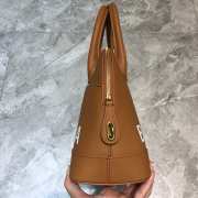 Balenciaga Ville Top Handle Bag Brown/White - 6