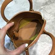 Balenciaga Ville Top Handle Mini Bag Brown/ Yellow - 2