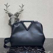 Bottega Veneta top handle bag in black - 1