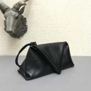 Bottega Veneta fold-over envelope clutch black - 5