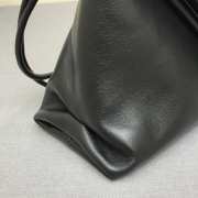 Bottega Veneta fold-over envelope clutch black - 2