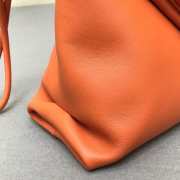 Bottega Veneta fold-over envelope clutch orange - 4