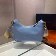 Prada Re-Edition 2005 Saffiano blue leather bag 1BH204 - 5