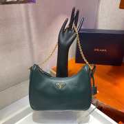 Prada Re-Edition 2005 Saffiano green leather bag 1BH204 - 2