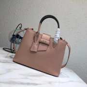 Prada Beige Leather Tote Bag 1bg148 - 1