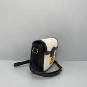 Celine Textile Calfskin Triiomphe Bag - 5