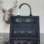 Dior Small Book Tote Black Bag 41cm - 1