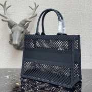 Dior Small Book Tote Black Bag 41cm - 6