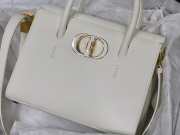 Dior Medium St Honoré Tote Bag in White M9321 - 6