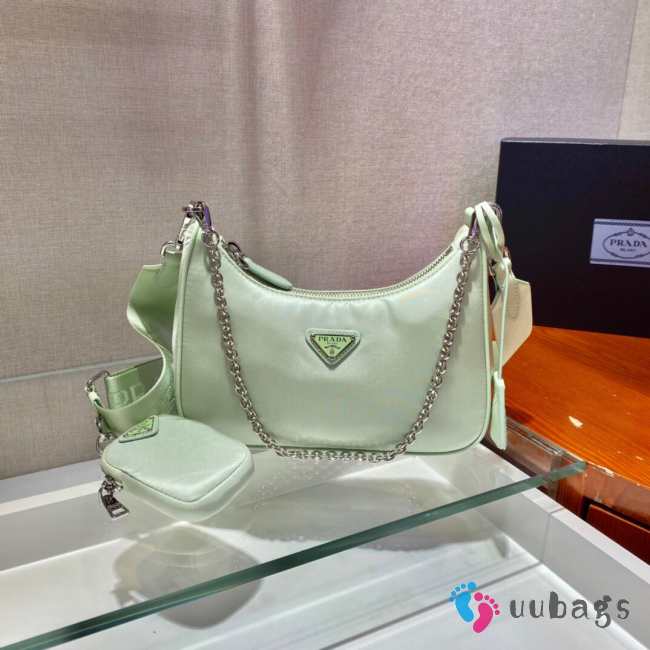 Prada Re-Edition 2005 Nylon Bag Green 1BH204 - 1