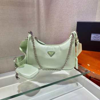 Prada Re-Edition 2005 Nylon Bag Green 1BH204