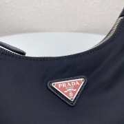 Prada Re-Edition 2005 Nylon Bag Black -Red 1BH204 - 3