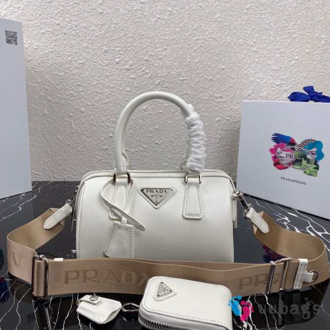 Prada Re-Edition 2005 Nylon Bag White 1BB846 - 1