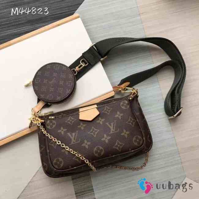 LV Multi Pochette Accessoires Monogram Green Strap M44823 - 1