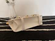 Chanel FlapBag White Leather AS2696 - 5