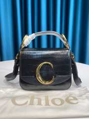 Chloe mini C bag in black - 1