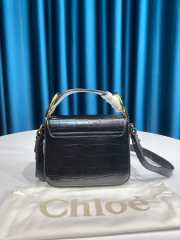 Chloe mini C bag in black - 5